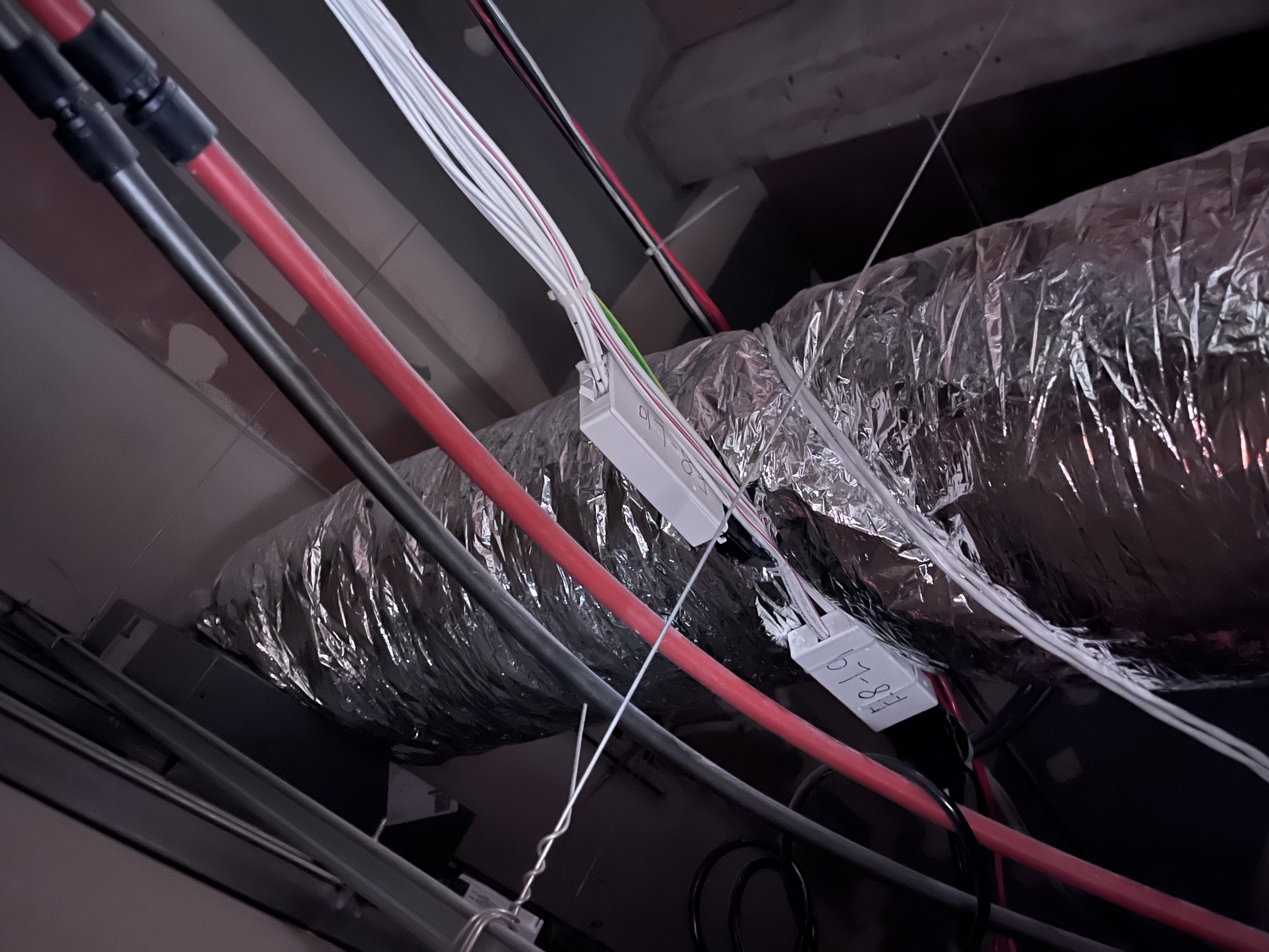 Defective flexible duct