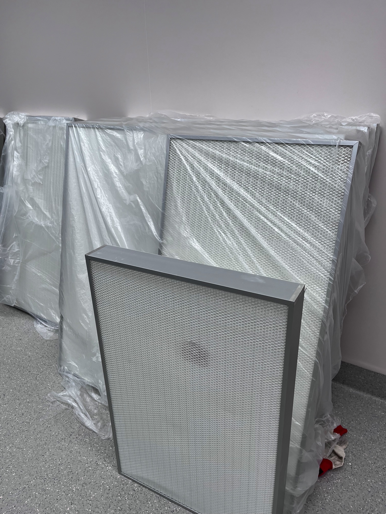 HEPA filter handling
