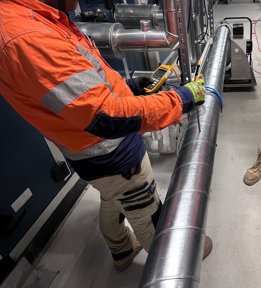 Duct leakage testing